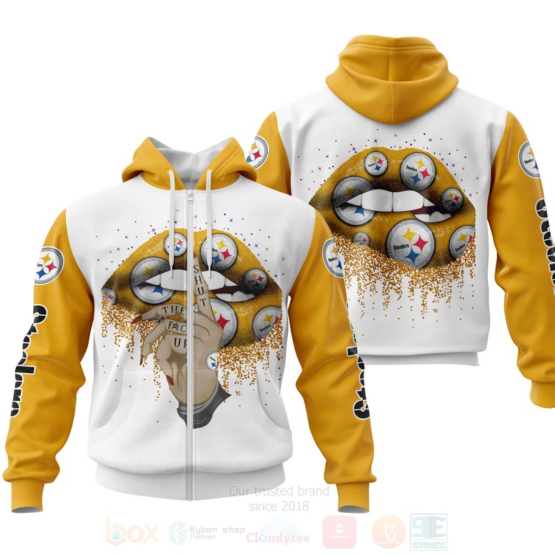 BEST NFL Pittsburgh Steelers Lips Personalized Custom 3D Hoodie, Zip Hoodie 2 NFL Pittsburgh Steelers Lips Personalized 3D Hoodie Zip Hoodie 1