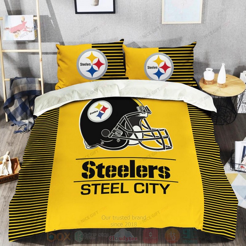 NFL Pittsburgh Steelers Steel City nspired Bedding Set 1