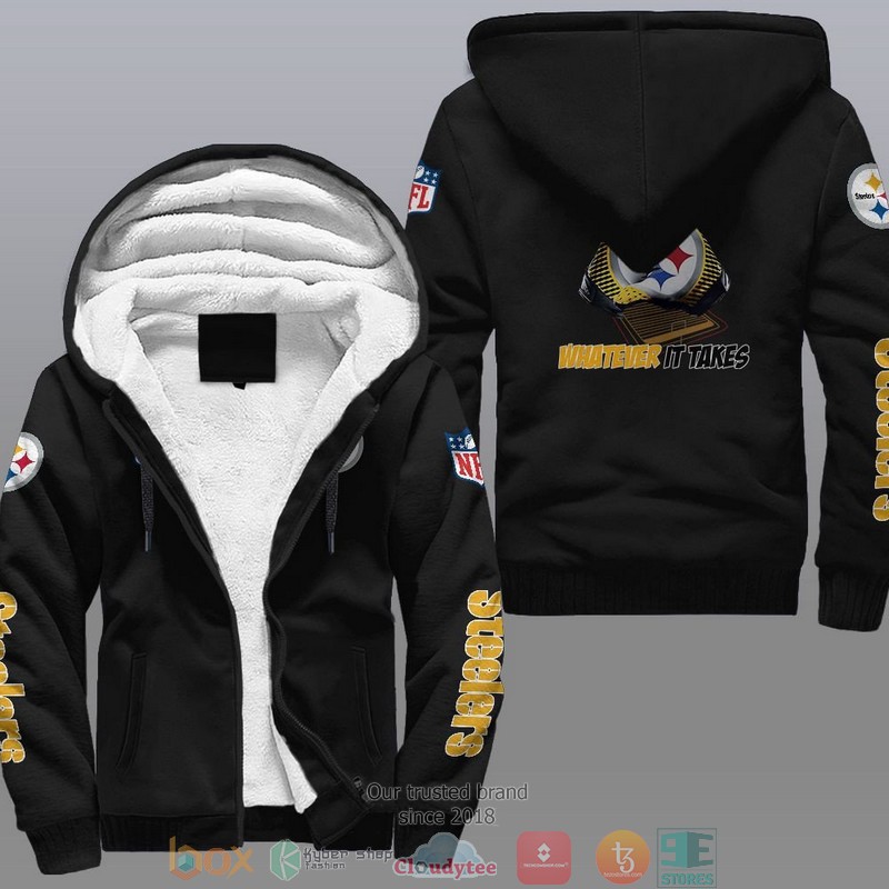 HOT Pittsburgh Steelers Whatever It Takes 3D Fleece Hoodie 9 NFL Pittsburgh Steelers Whatever It Takes Fleece Hoodie
