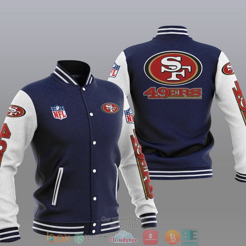 NFL San Francisco 49Ers Varsity Jacket 3 NFL San Francisco 49Ers Varsity Jacket 1 2