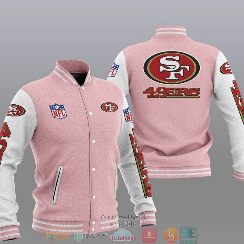 NFL San Francisco 49Ers Varsity Jacket 4 NFL San Francisco 49Ers Varsity Jacket 1 2 3