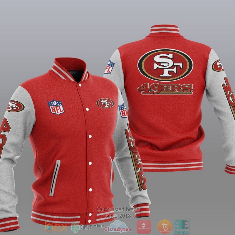 NFL San Francisco 49Ers Varsity Jacket 5 NFL San Francisco 49Ers Varsity Jacket 1 2 3 4