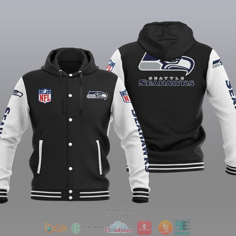 NFL Seattle Seahawks Baseball Jacket Hoodie