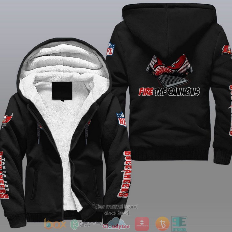 HOT Tampa Bay Buccaneers Fire The Cannons 3D Fleece Hoodie 9 NFL Tampa Bay Buccaneers Fire The Cannons Fleece Hoodie