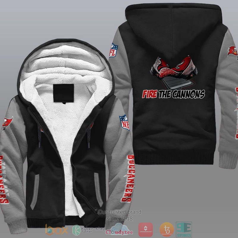 HOT Tampa Bay Buccaneers Fire The Cannons 3D Fleece Hoodie 2 NFL Tampa Bay Buccaneers Fire The Cannons Fleece Hoodie 1
