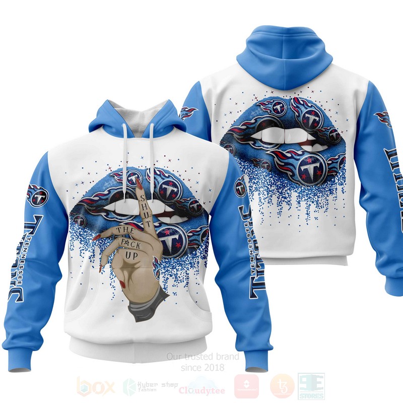 NFL Tennessee Titans Lips Personalized 3D Hoodie Zip Hoodie