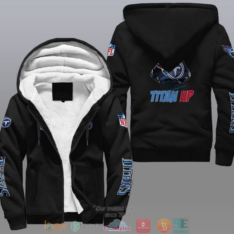 HOT Tennessee Titans Titan Up 3D Fleece Hoodie 8 NFL Tennessee Titans Titan Up Fleece Hoodie
