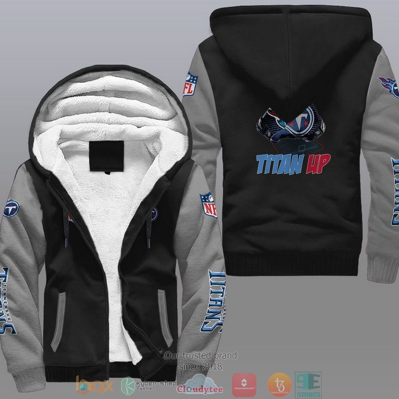HOT Tennessee Titans Titan Up 3D Fleece Hoodie 2 NFL Tennessee Titans Titan Up Fleece Hoodie 1