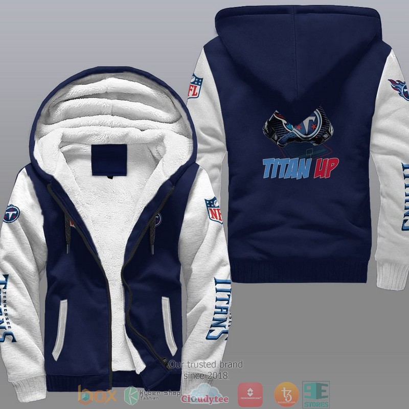 HOT Tennessee Titans Titan Up 3D Fleece Hoodie 3 NFL Tennessee Titans Titan Up Fleece Hoodie 1 2