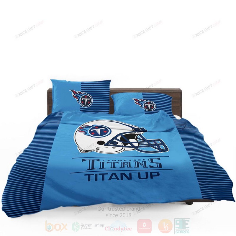 NFL Tennessee Titans Titan Up Inspired Bedding Set