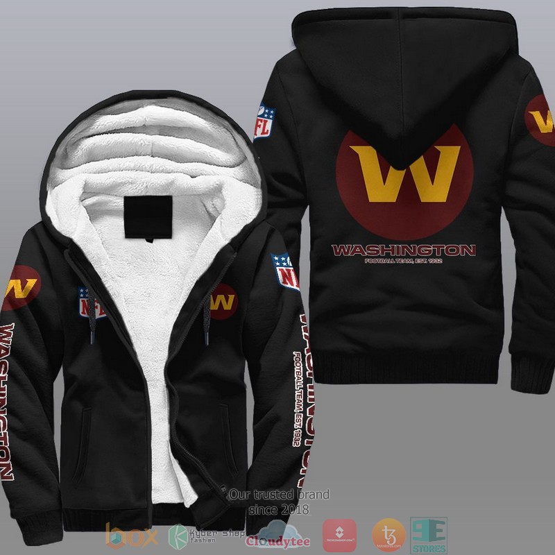 HOT Washington Football Team 3D Fleece Hoodie 1 NFL Washington Football Team Fleece Hoodie