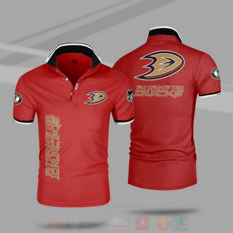 BEST NHL Anaheim Ducks Premium All Over Print Polo Shirt 6 NHL Anaheim Ducks Premium Polo Shirt 1 2 3 4 5