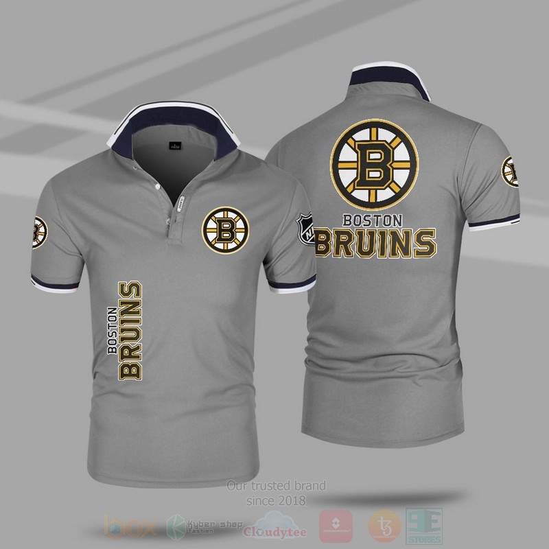 NHL Boston Bruins Premium Polo Shirt 1 2 3 4 5 6 7
