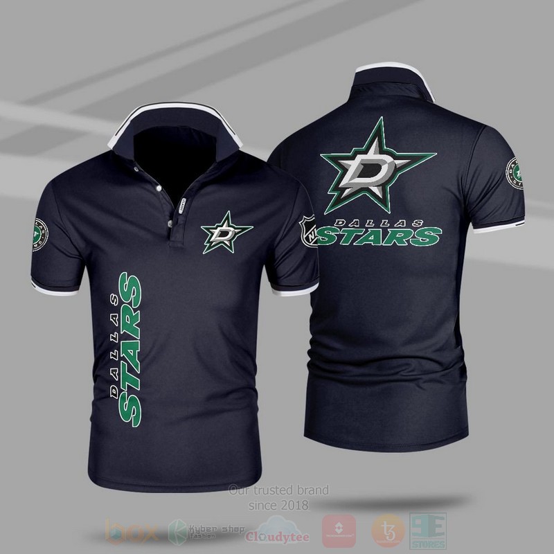 BEST NHL Dallas Stars Premium All Over Print Polo Shirt 5 NHL Dallas Stars Premium Polo Shirt 1 2 3 4