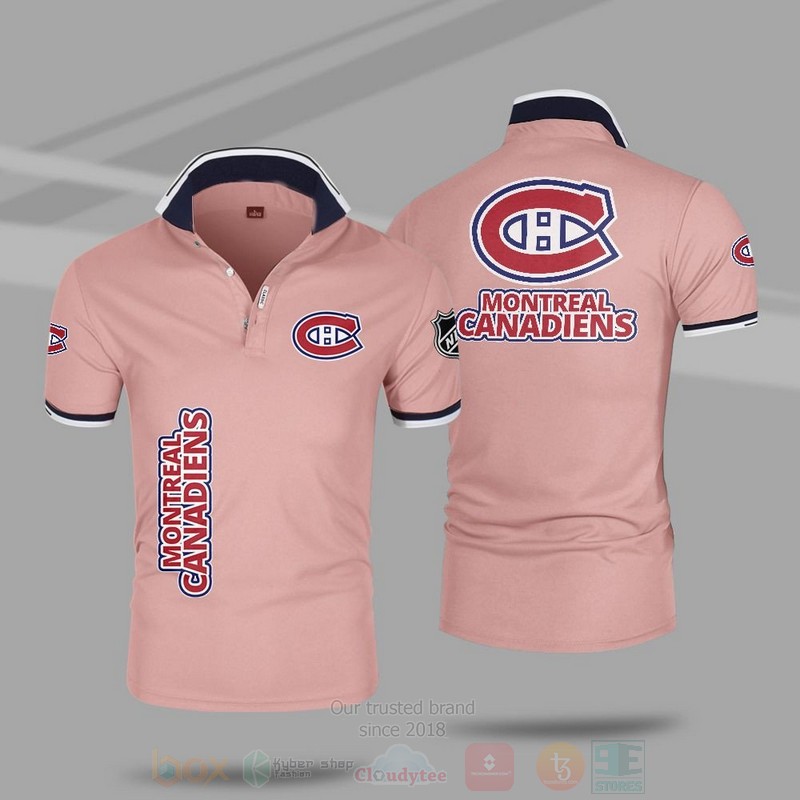 BEST NHL Montreal Canadiens Premium All Over Print Polo Shirt 7 NHL Montreal Canadiens Premium Polo Shirt 1 2 3 4 5 6
