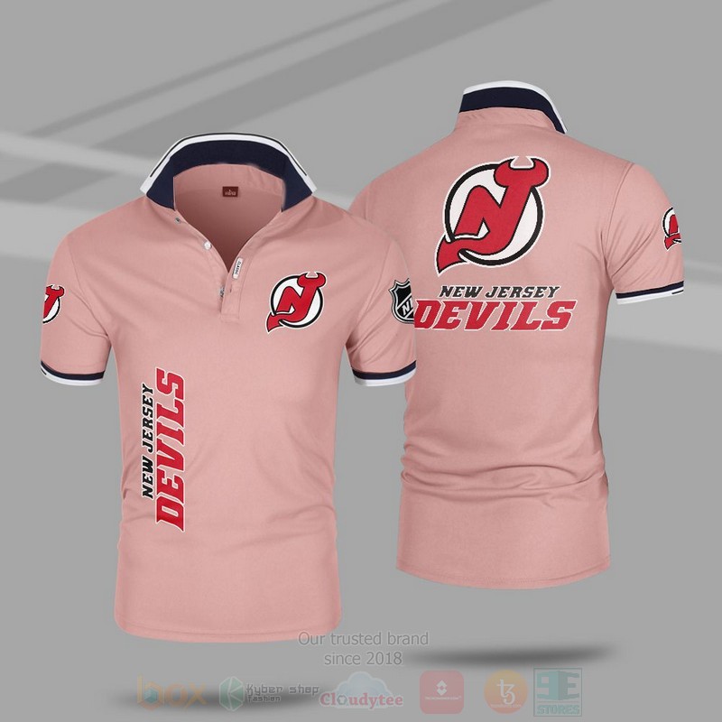 NHL New Jersey Devils Premium Polo Shirt 1 2 3 4 5 6