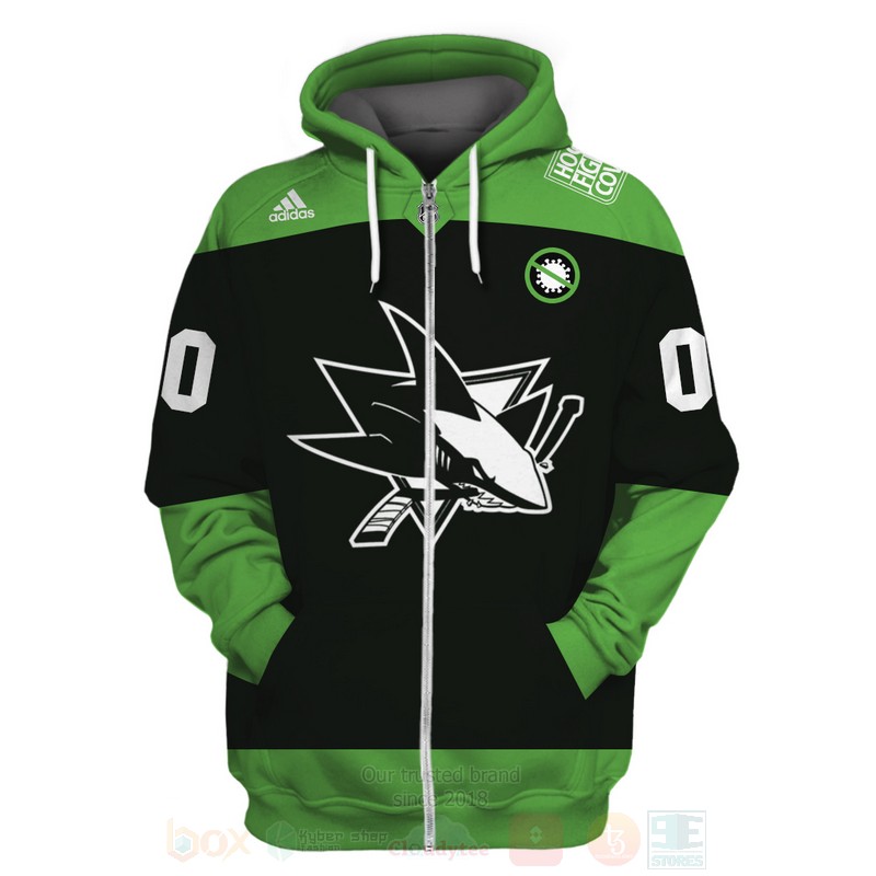 BEST NHL San Jose Sharks Personalized 3D Shirt, Hoodie 2 NHL San Jose Sharks Personalized 3D Hoodie Shirt 1