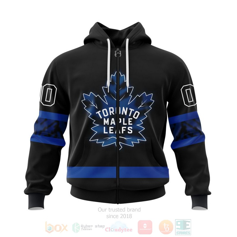 BEST NHL Toronto Maple Leafs Premier Reversible Black Personalized 3D Hoodie, Shirt 2 NHL Toronto Maple Leafs Premier Reversible Black Personalized 3D Hoodie Shirt 1