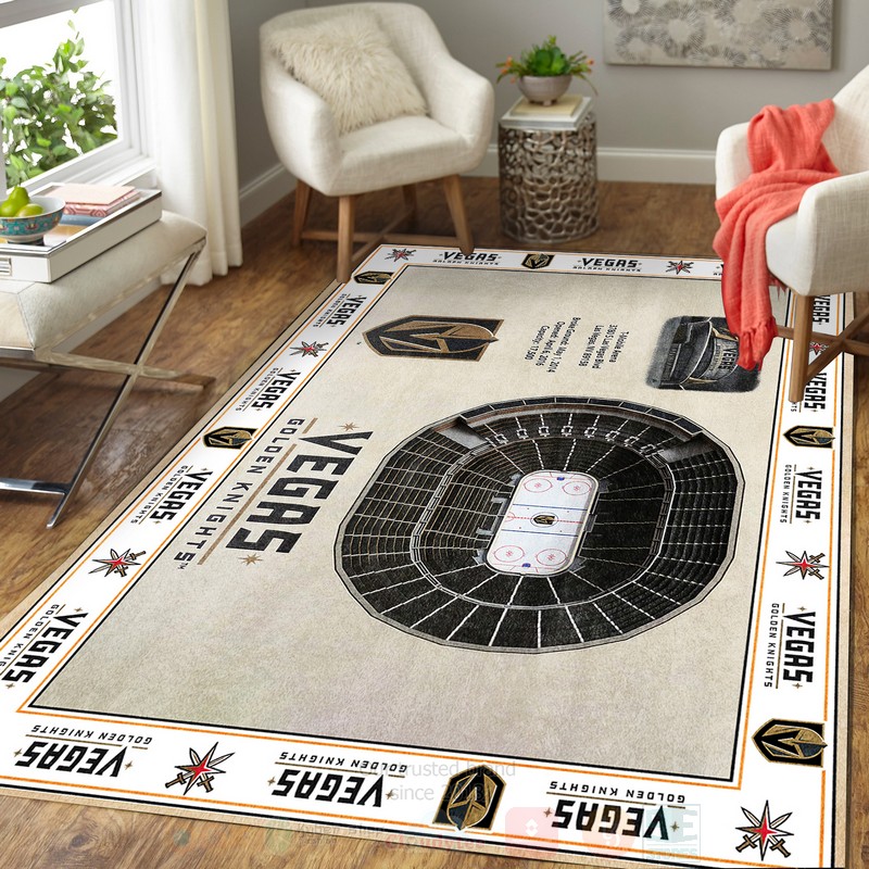 BEST NHL Vegas Golden Knights 3D Area Rug 3 NHL Vegas Golden Knights Rugs 1 2