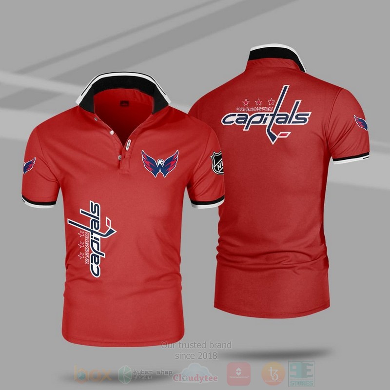 BEST NHL Washington Capitals Premium All Over Print Polo Shirt 6 NHL Washington Capitals Premium Polo Shirt 1 2 3 4 5
