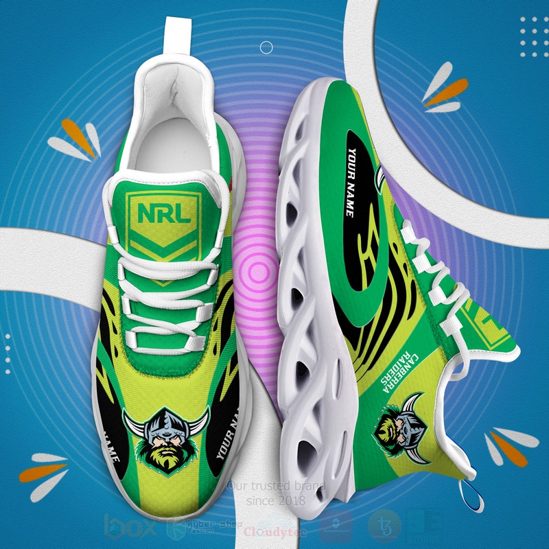 NRL Canberra Raiders Personalized Clunky Max Soul Shoes