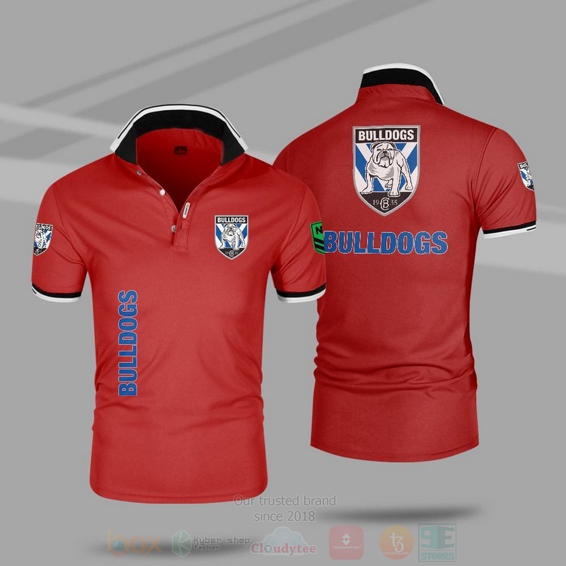 BEST NRL Canterbury Bulldogs Premium All Over Print Polo Shirt 6 NRL Canterbury Bulldogs Premium Polo Shirt 1 2 3 4 5