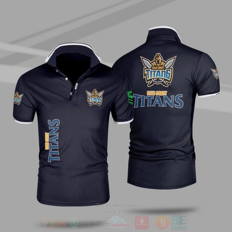 BEST NRL Gold Coast Titans Premium All Over Print Polo Shirt 5 NRL Gold Coast Titans Premium Polo Shirt 1 2 3 4