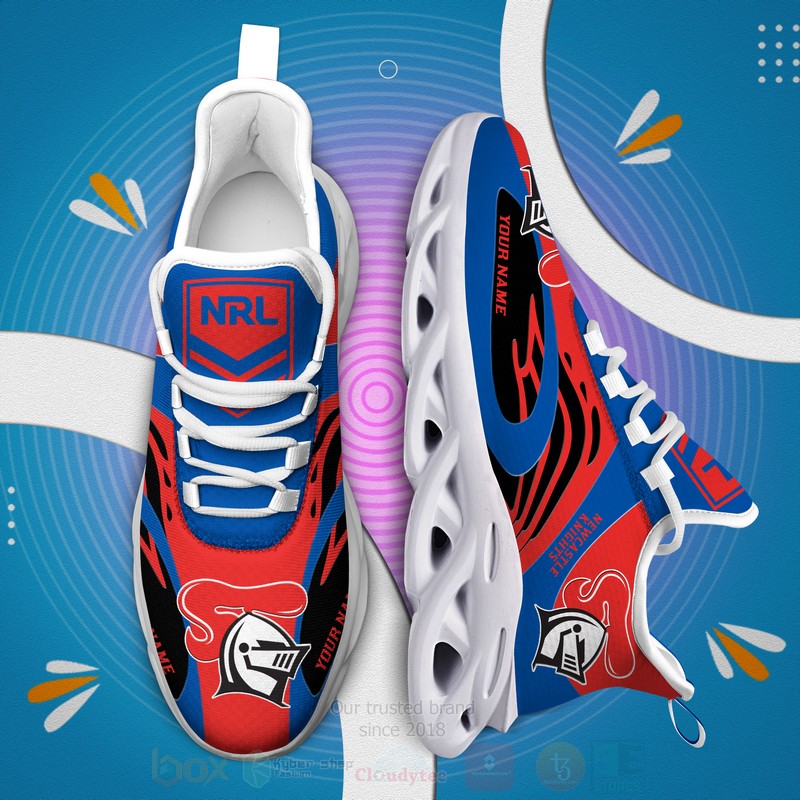 NRL Newcastle Knights Personalized Clunky Max Soul Shoes