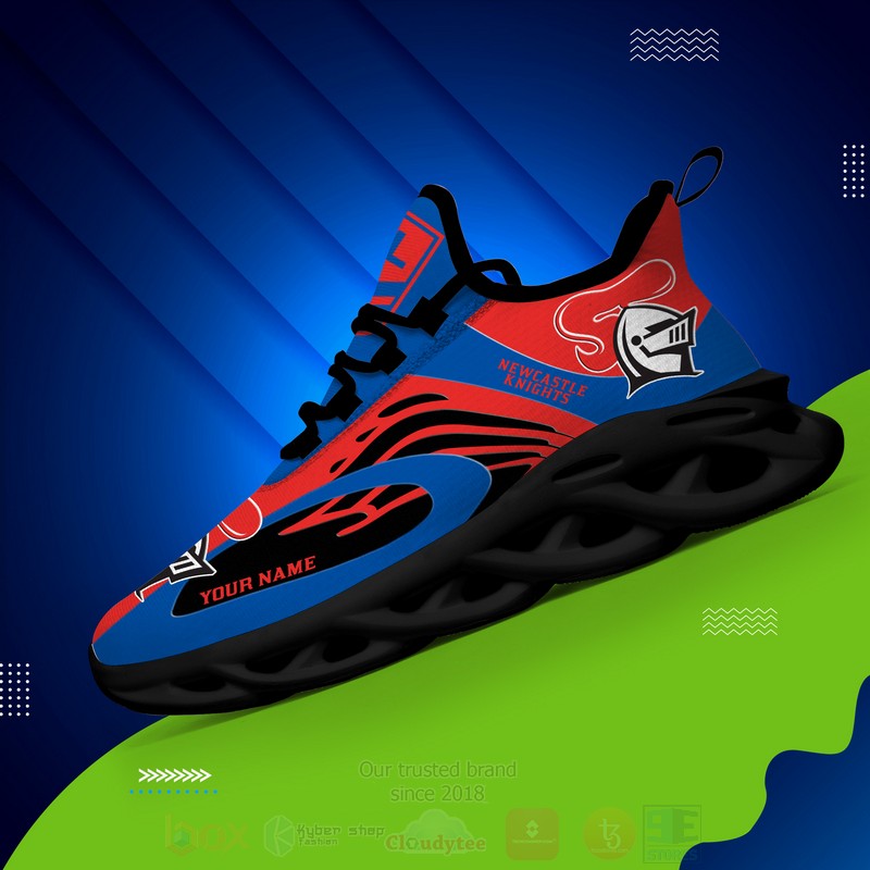 BEST NRL Newcastle Knights Personalized Custom Max Soul Shoes 4 NRL Newcastle Knights Personalized Clunky Max Soul Shoes 1 2 3
