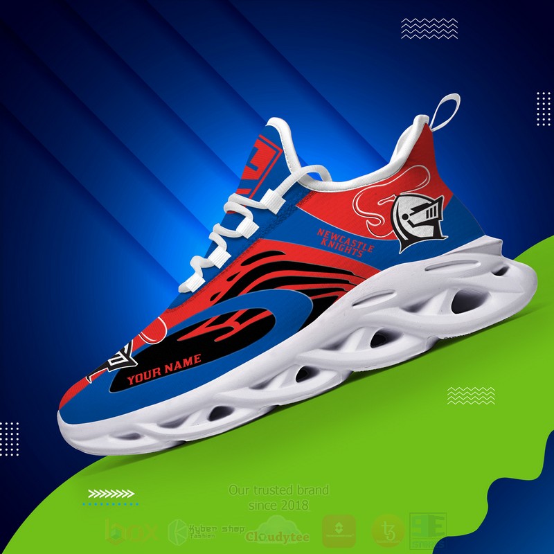 BEST NRL Newcastle Knights Personalized Custom Max Soul Shoes 5 NRL Newcastle Knights Personalized Clunky Max Soul Shoes 1 2 3 4