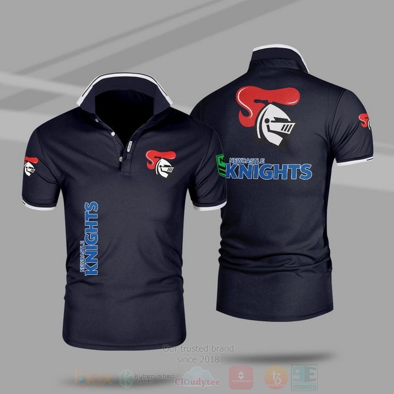 BEST NRL Newcastle Knights Premium All Over Print Polo Shirt 5 NRL Newcastle Knights Premium Polo Shirt 1 2 3 4