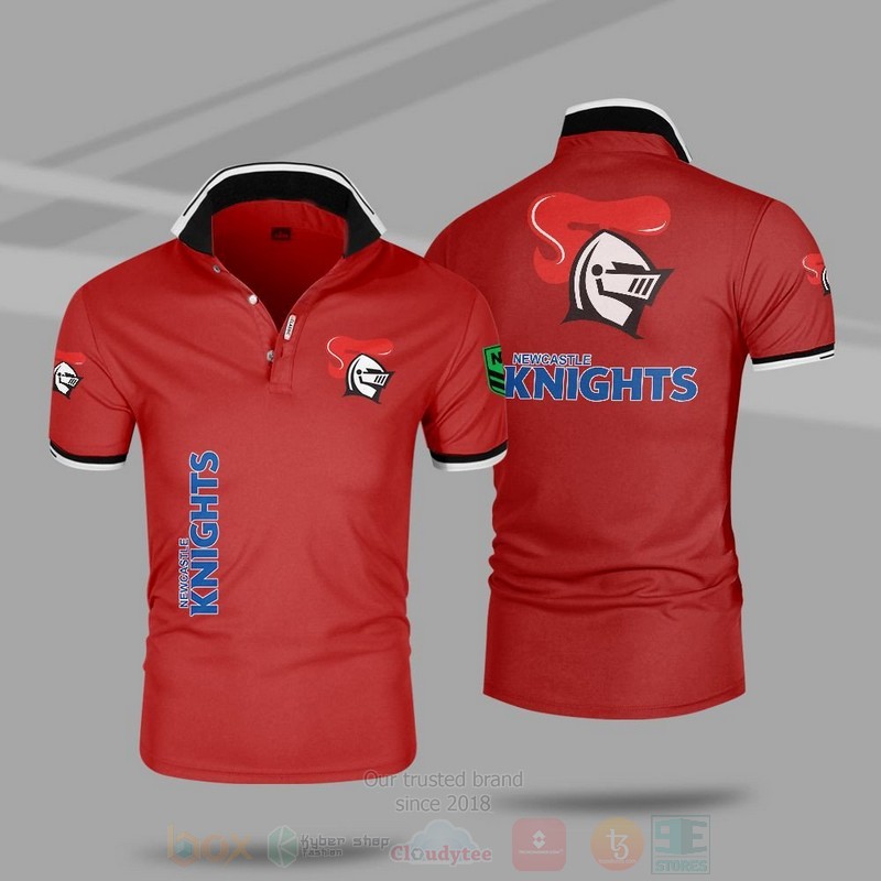 BEST NRL Newcastle Knights Premium All Over Print Polo Shirt 6 NRL Newcastle Knights Premium Polo Shirt 1 2 3 4 5