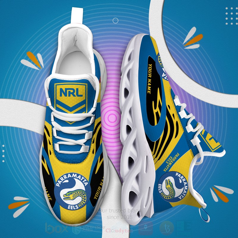 NRL Parramatta Eels Personalized Clunky Max Soul Shoes