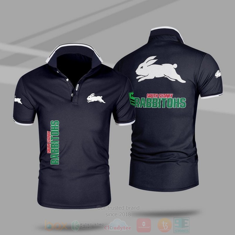 BEST NRL South Sydney Rabbitohs Premium All Over Print Polo Shirt 5 NRL South Sydney Rabbitohs Premium Polo Shirt 1 2 3 4