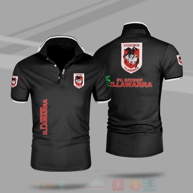 NRL St George Illawarra Dragons Premium Polo Shirt