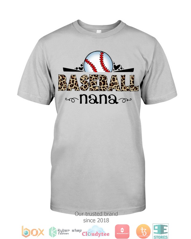 Nana Baseball leopard pattern 2d shirt, hoodie 34 Nana Baseball leopard pattern 2d shirt hoodie