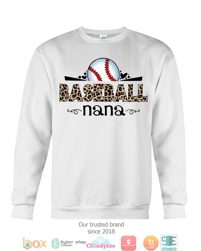 Nana Baseball leopard pattern 2d shirt, hoodie 9 Nana Baseball leopard pattern 2d shirt hoodie 1 2 3 4 5 6 7 8