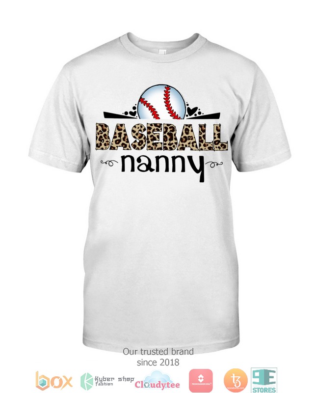 Nanny Baseball leopard pattern 2d shirt, hoodie 7 Nanny Baseball leopard pattern 2d shirt hoodie 1 2 3 4 5 6