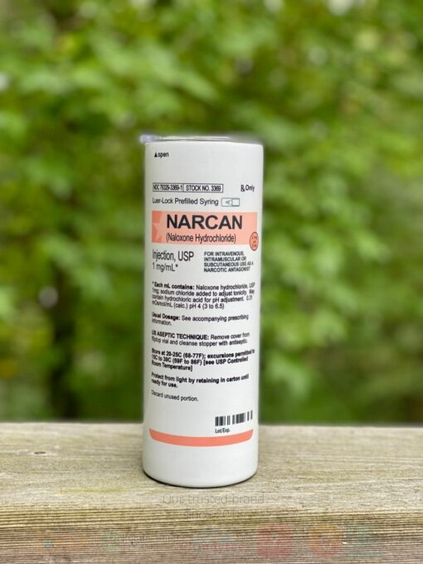 BEST Narcan Stainless Steel Skinny Tumbler 4 Narcan Skinny Tumbler 1 2 3