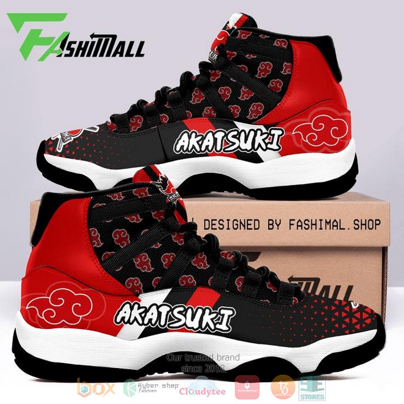 Naruto Akatsuki Air Jordan 11 shoes