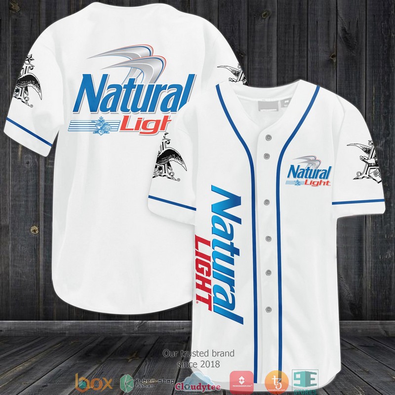 Natural Light Baseball Jersey Shirt