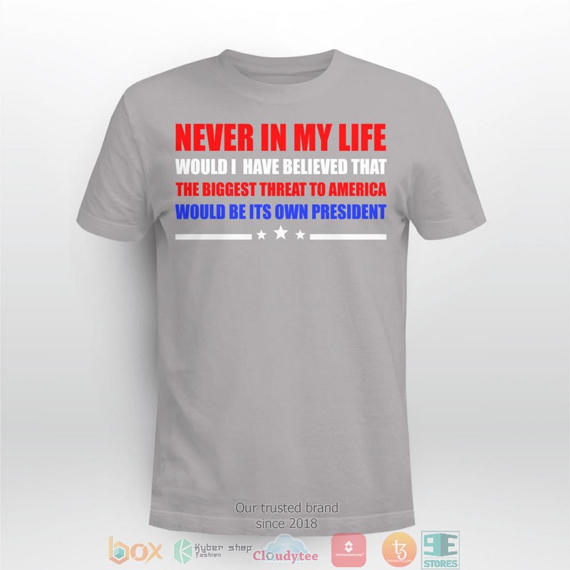 Never In My Life Would I Have Believed That The Biggest Threat To America Would Be Its Own President 2 shirt, long sleeve 4 Never In My Life Would I Have Believed That The Biggest Threat To America Would Be Its Own President 2 shirt long sleeve 1 2 3