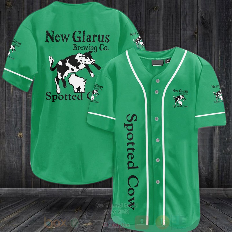 New Glarus Brewing Company Baseball Jersey Shirt