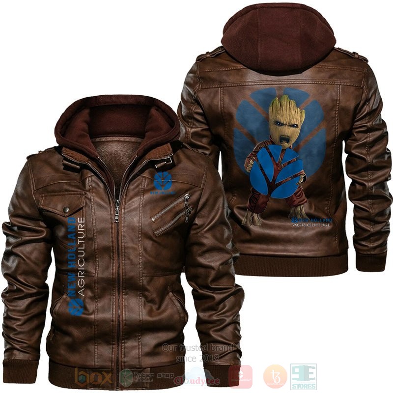 New Holland Agriculture Baby Groot Leather Jacket 1