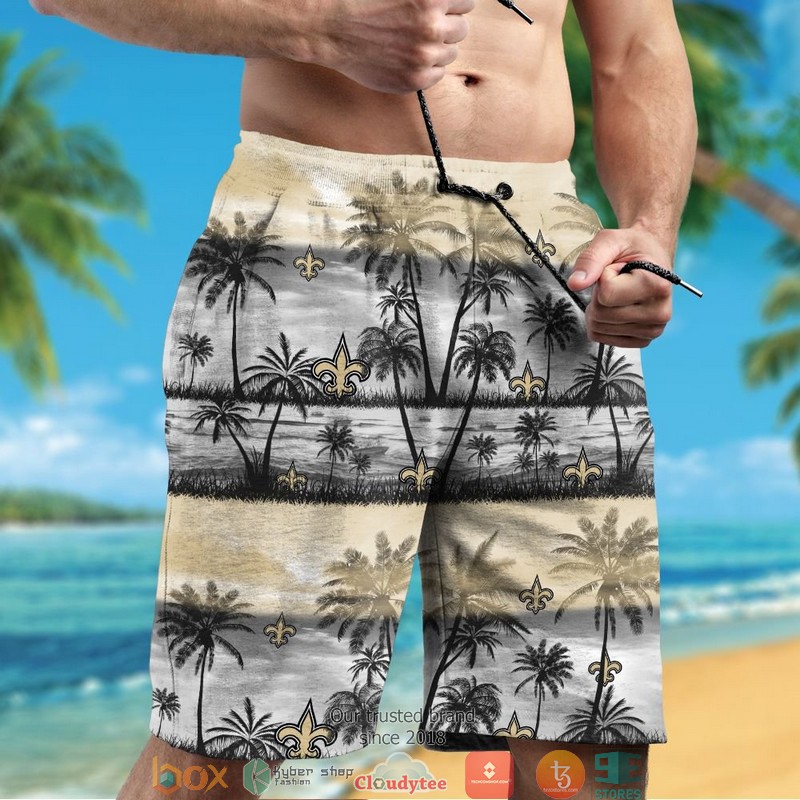 New Orleans Saints Coconut island Hawaiian Shirt, short 5 New Orleans Saints Coconut island Hawaiian Shirt short 1 2 3 4