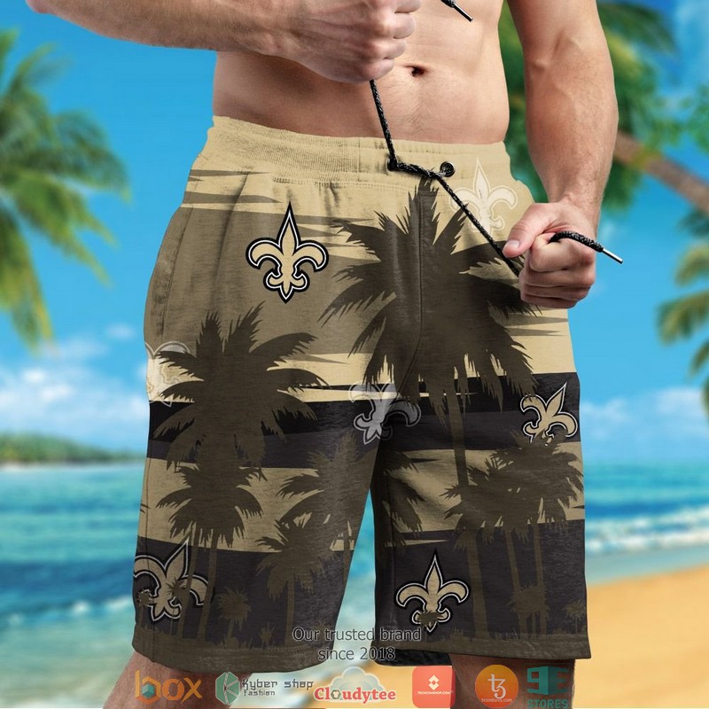 New Orleans Saints Dark coconut island Hawaiian Shirt, short 5 New Orleans Saints Dark coconut island Hawaiian Shirt short 1 2 3 4
