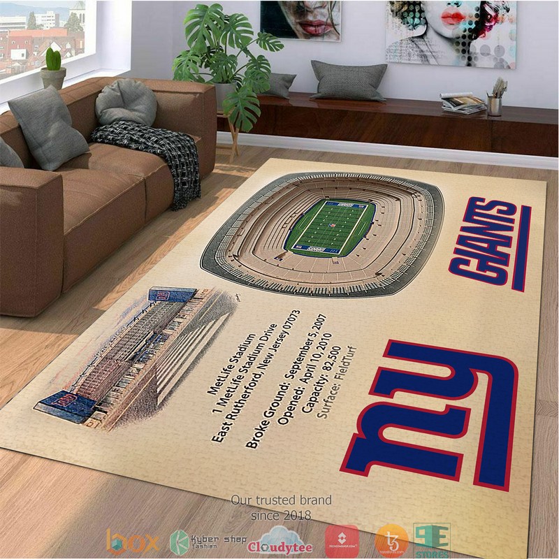 New York Giants Stadium Rug