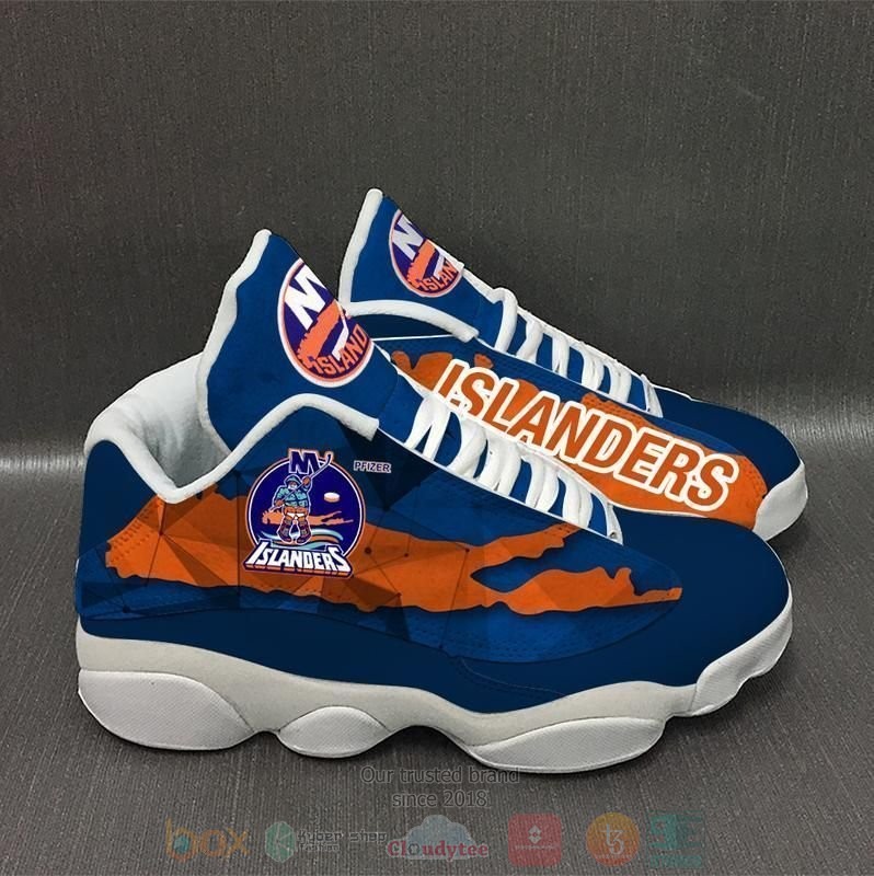 BEST New York Islanders NHL Air Jordan 13 shoes sneakers 2 New York Islanders NHL Air Jordan 13 shoes