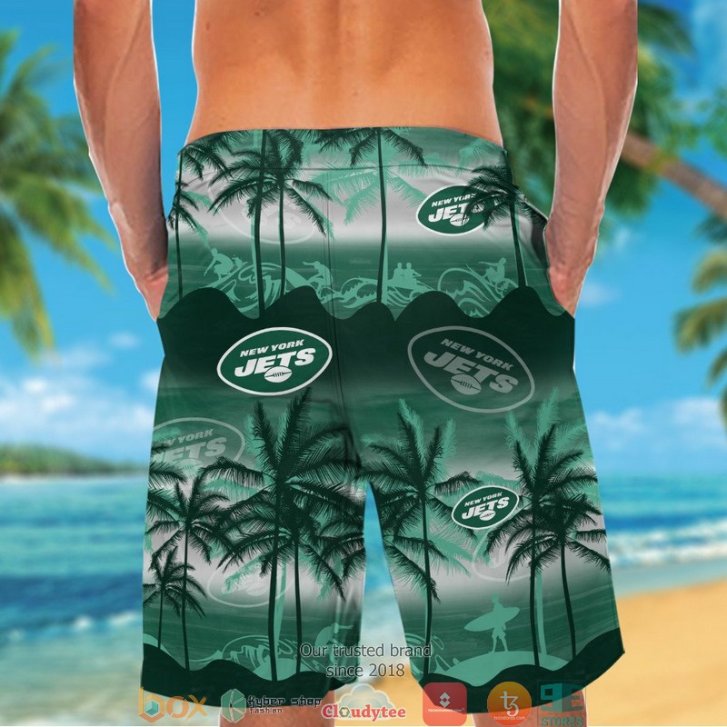 New York Jets Coconut island Ocean Waves Hawaiian Shirt, short 6 New York Jets Coconut island Ocean Waves Hawaiian Shirt short 1 2 3 4 5