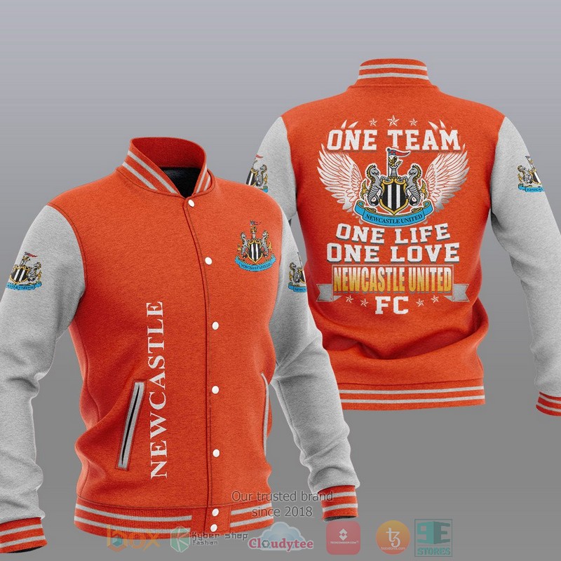 HOT HOTcastle One Team One Life One Love Baseball Jacket 6 Newcastle One Team One Life One Love Baseball Jacket 1 2 3 4 5